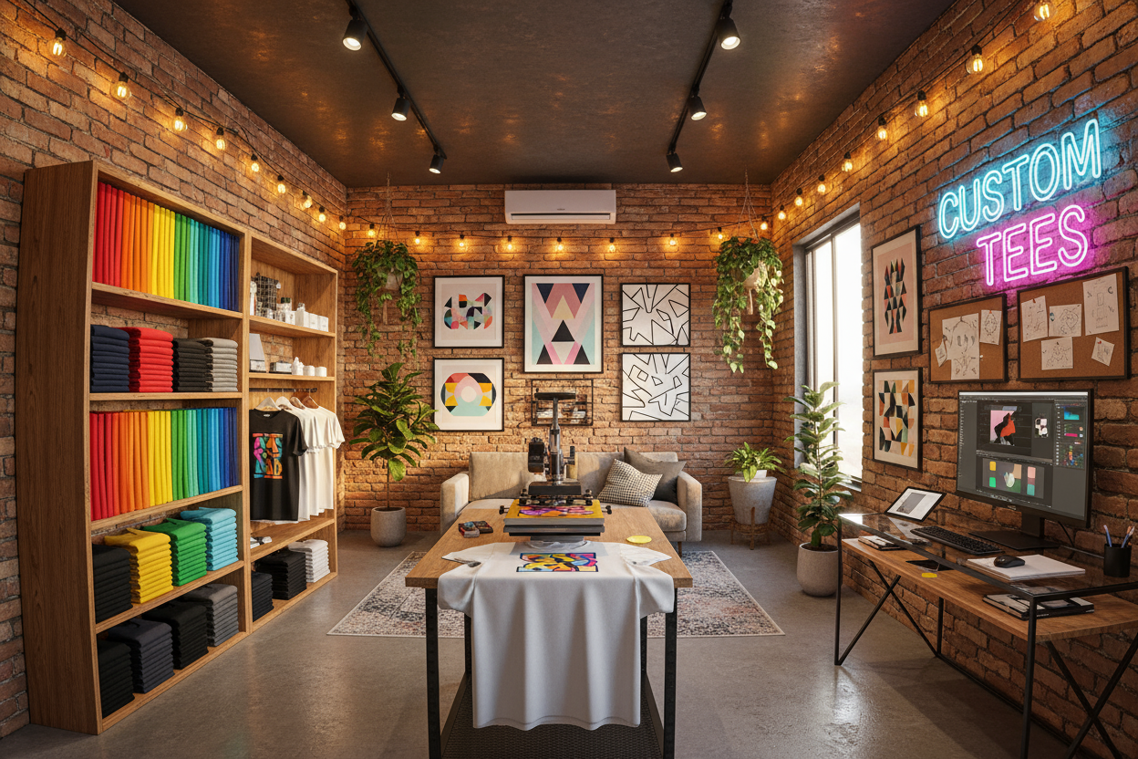 show it in a tshirt shop